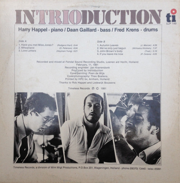 Intrioduction : Intrioduction (LP, Album)