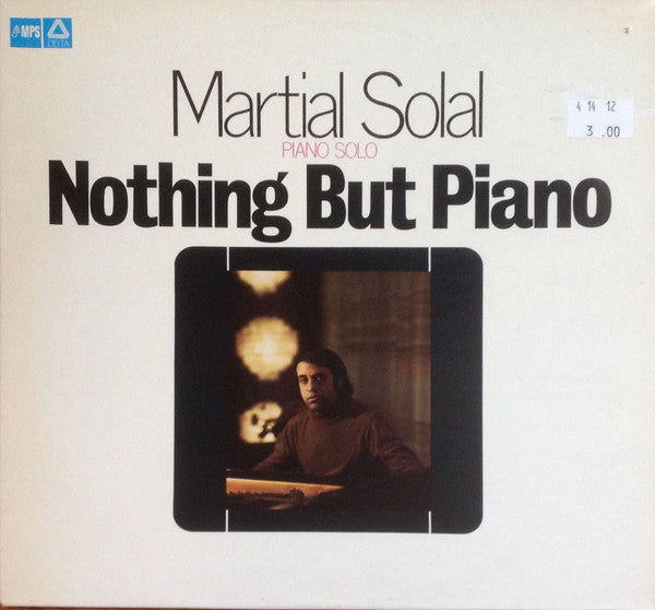 Martial Solal : Nothing But Piano (LP, Album)