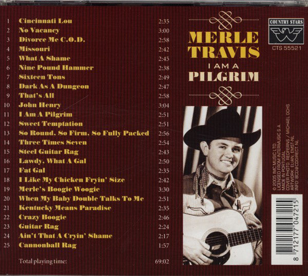 Merle Travis : I Am A Pilgrim (CD, Comp)