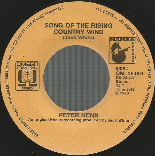 Peter Henn : Flip Flap (7")