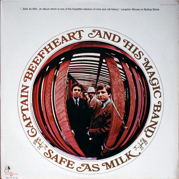 Captain Beefheart And His Magic Band* : Safe As Milk (LP, Album, RE, Bro)