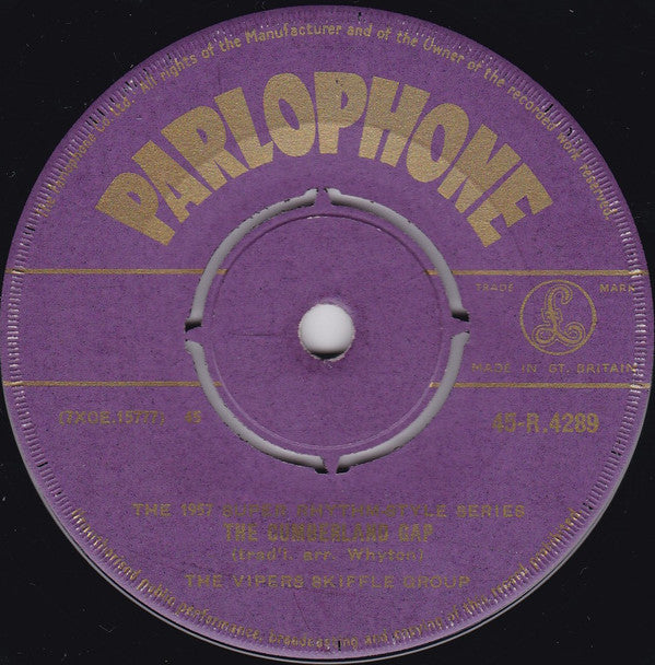 The Vipers Skiffle Group : The Cumberland Gap (7", Single)