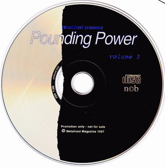 Various : Pounding Power Volume 3 (CD, Comp, Promo)
