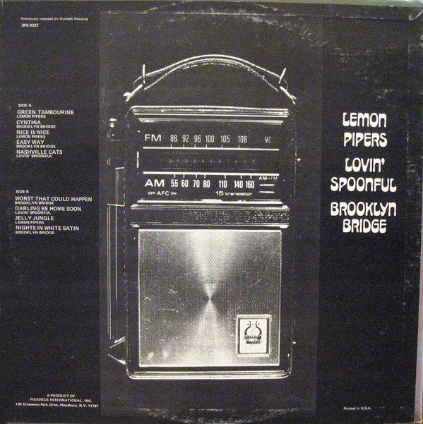 Various : Brooklyn Bridge/Lemon Pipers/Lovin' Spoonful (LP, Comp)