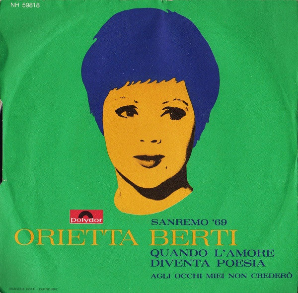 Orietta Berti : Quando L'Amore Diventa Poesia  (7", Mono)