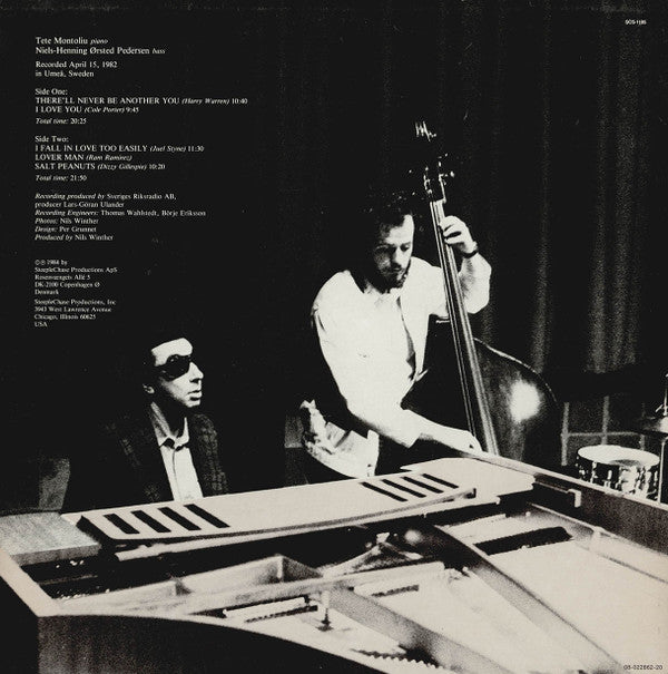 Tete Montoliu / Niels-Henning Ørsted Pedersen : Face To Face (LP, Album)