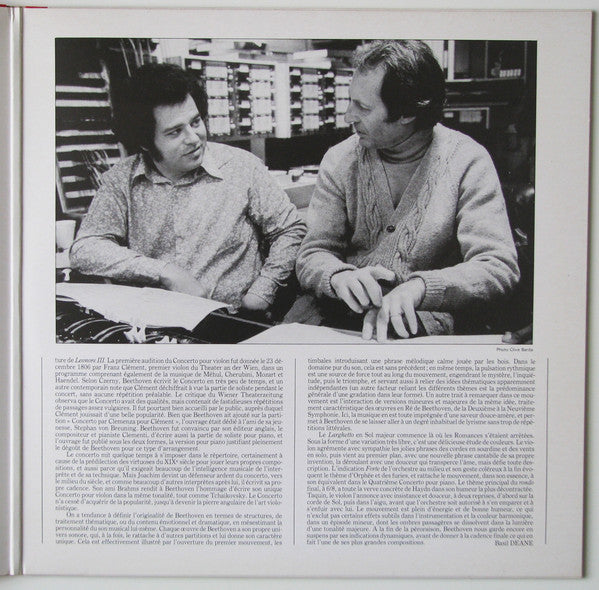 Itzhak Perlman, Philharmonia Orchestra, Carlo Maria Giulini - Ludwig Van Beethoven : Concerto Pour Violon (LP, Album)