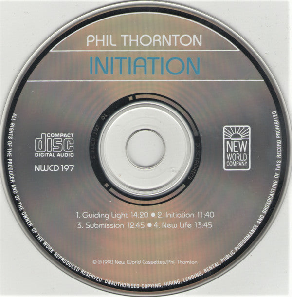 Phil Thornton : Initiation (CD, Album)