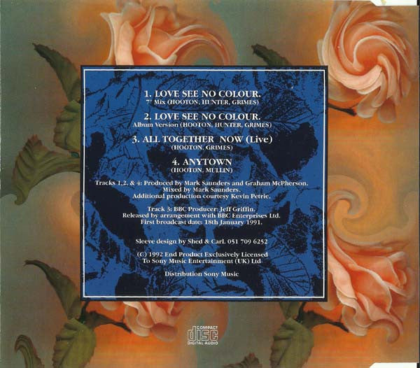 The Farm : Love See No Colour (CD, Single)