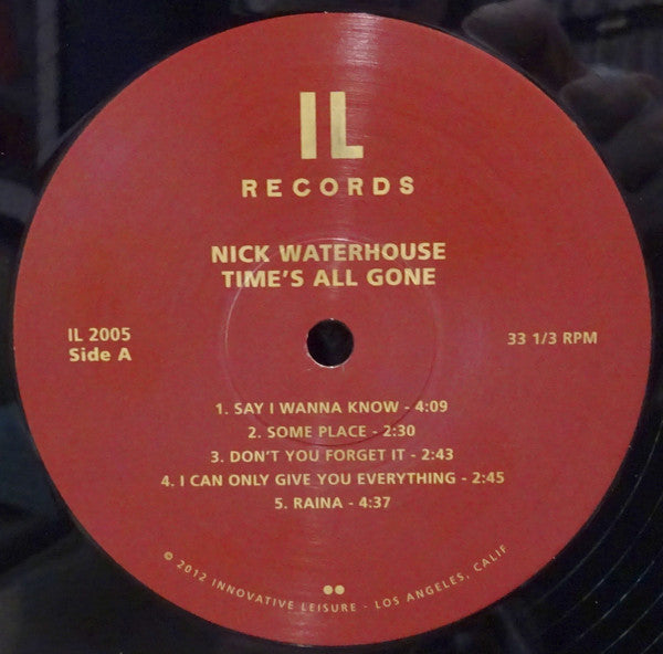 Nick Waterhouse (2) : Time's All Gone (LP, Album, RE)