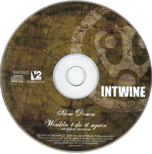 Intwine : Slow Down (CD, Single)