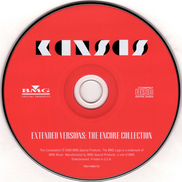 Kansas (2) : Extended Versions: The Encore Collection (CD, Comp)