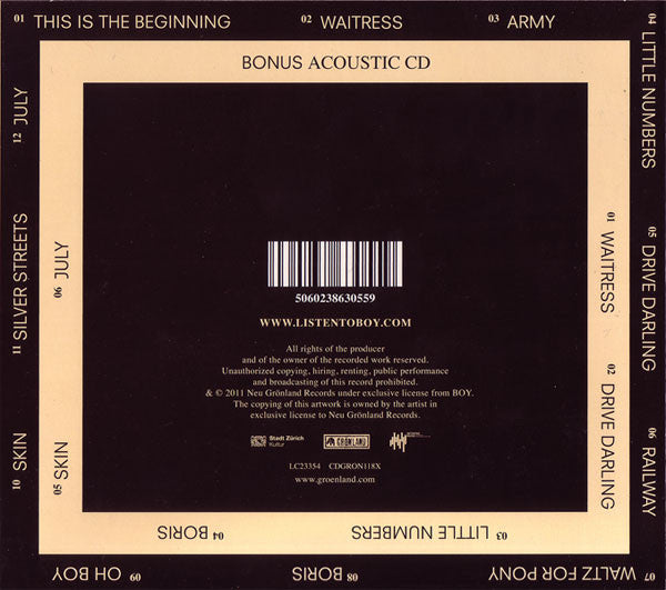 BOY (16) : Mutual Friends (2xCD, Album, Ltd)