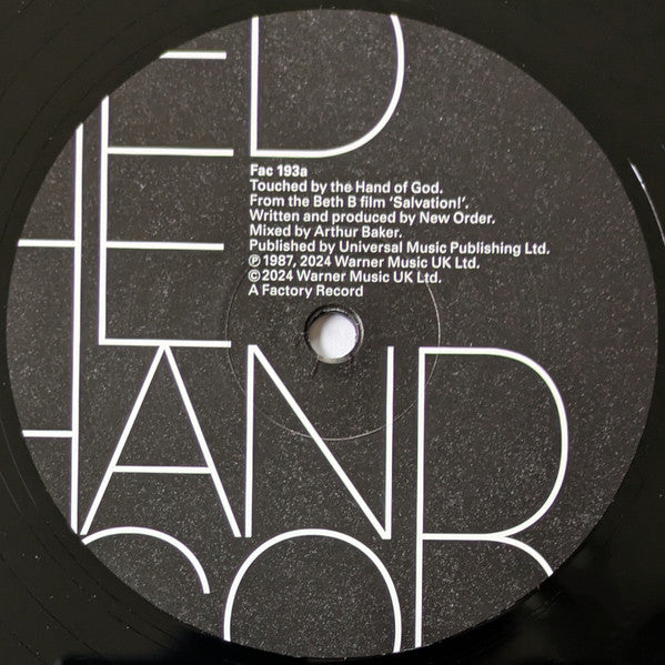 New Order : Touched By The Hand Of God (12", Single, RE, RM, 180)