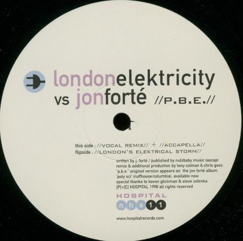 London Elektricity Vs John Forte : P.B.E. (12")