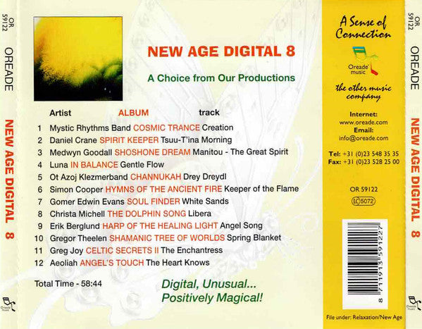 Various : New Age Digital 8 (CD, Comp)