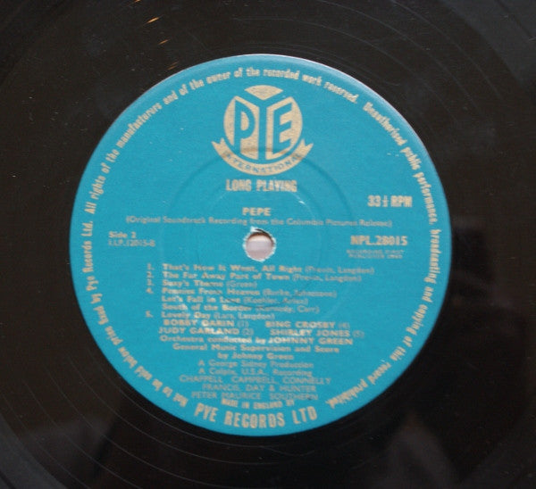 Various : Pepe - Original Soundtrack Album (LP, Album, Mono)