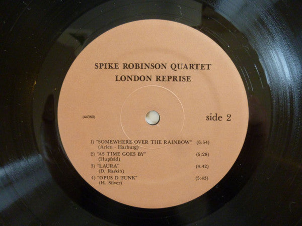 Spike Robinson, Martin Taylor, Dave Green, Spike Wells : London Reprise (LP, Album)