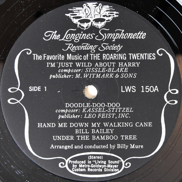 Toni Carroll : Sings Hits Of The Roaring 20's (LP, Album)