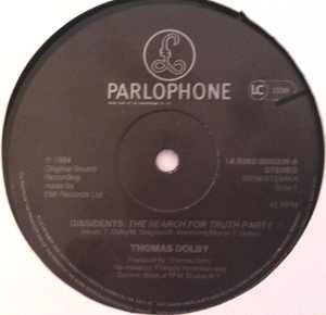 Thomas Dolby : Dissidents (12")