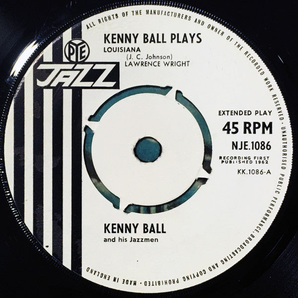 Kenny Ball And His Jazzmen : Kenny Ball Plays (7", EP, Mono)