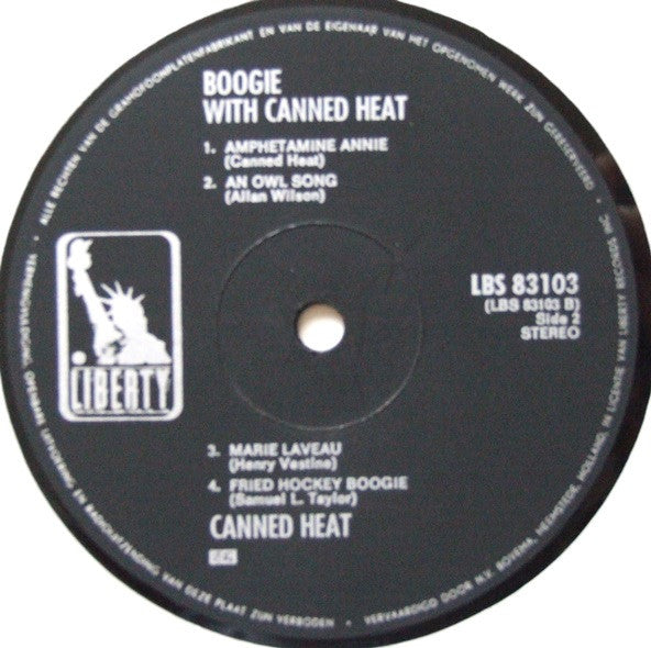 Canned Heat : Boogie With Canned Heat (LP, Album)