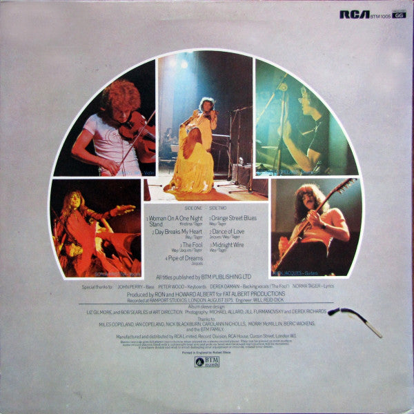 Curved Air : Midnight Wire (LP, Album)