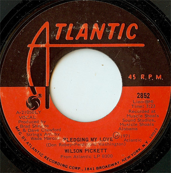 Wilson Pickett : Fire And Water (7", Styrene, LY )