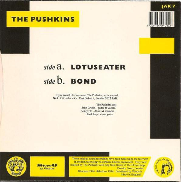 The Pushkins : Lotuseater (7")