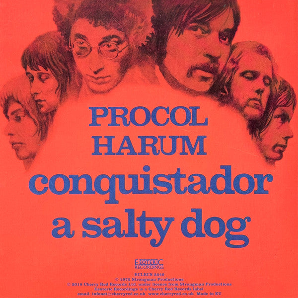 Procol Harum : A Salty Dog / Conquistador (7", Single, RE)