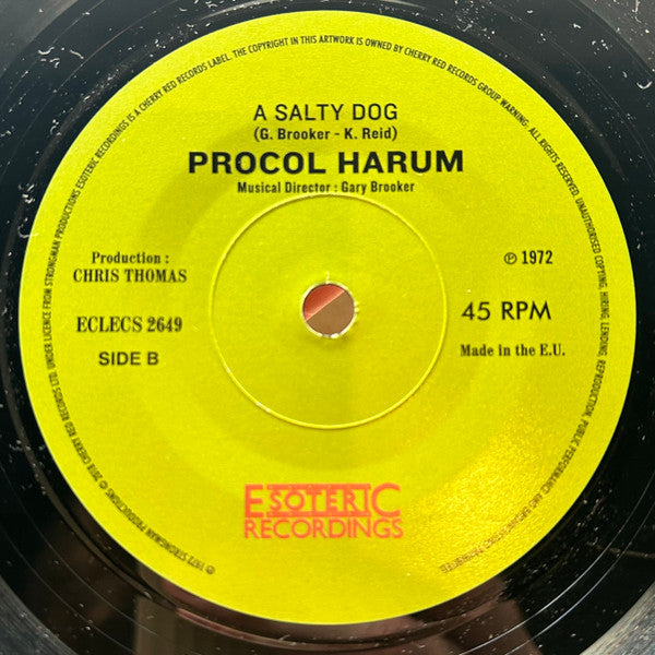 Procol Harum : A Salty Dog / Conquistador (7", Single, RE)