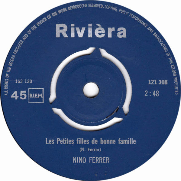 Nino Ferrer : Agata ( Spaans Gezongen ) (7", Single, 3-P)
