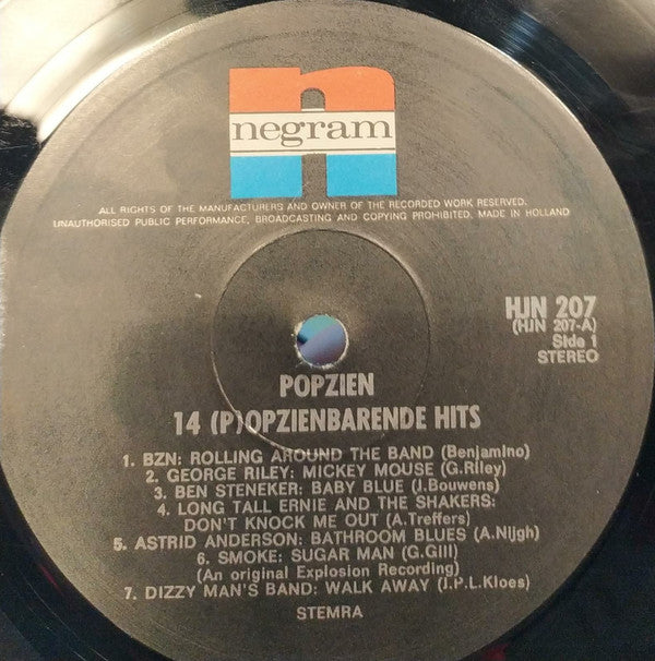 Various : Popzien - 14 (P)opzienbarende Hits (LP, Comp)