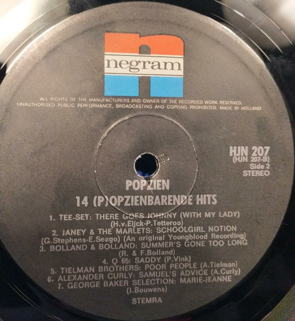 Various : Popzien - 14 (P)opzienbarende Hits (LP, Comp)