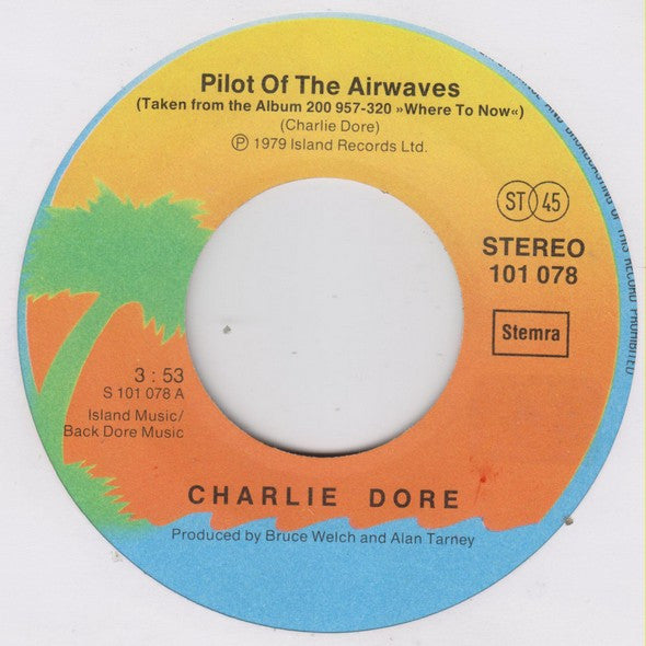Charlie Dore : Pilot Of The Airwaves (7", Single)