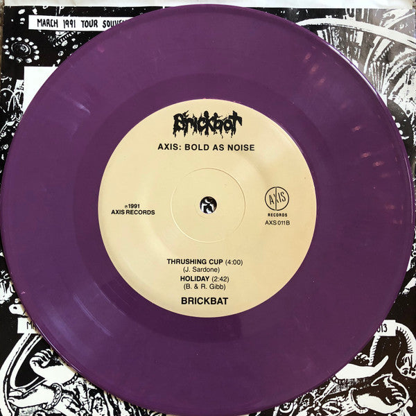 Brickbat (3) & Red Bliss : Axis: Bold As Noise (7", Pur)