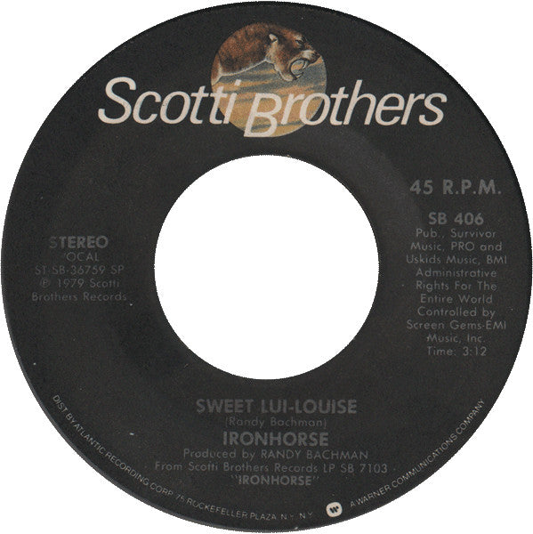 Ironhorse : Sweet Lui-Louise (7", Single)