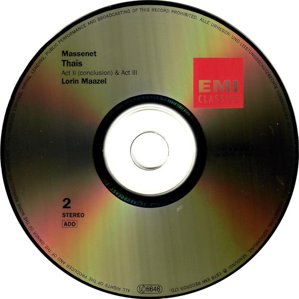 Massenet* - Sills* • Milnes* • Gedda* • New Philharmonia Orchestra • Maazel* : Thaïs (2xCD, Album, RE, RM, Cin)