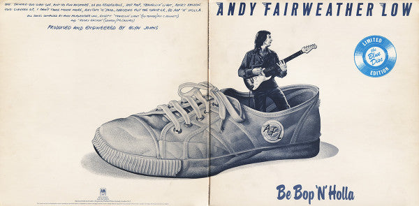 Andy Fairweather-Low : Be Bop 'N' Holla (LP, Album, Ltd, Blu)