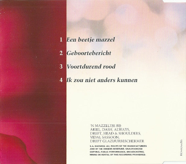 Willeke Alberti : 'N Mazzeltje (CD, Single)