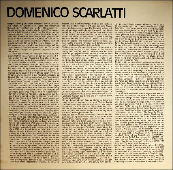 Domenico Scarlatti - Gustav Leonhardt : Sonaten Für Cembalo (LP, Album, RE)