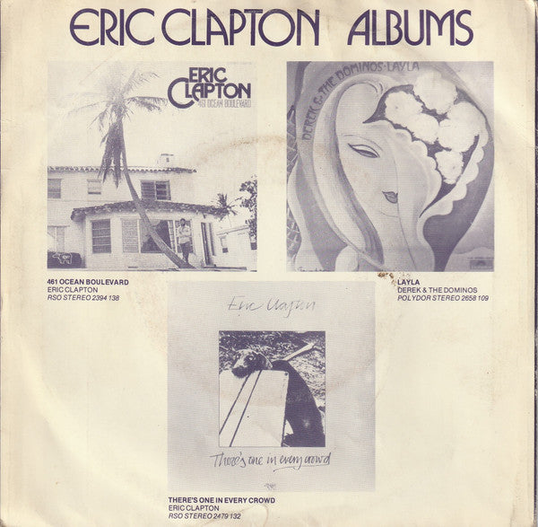 Eric Clapton : Swing Low Sweet Chariot (7", Single)