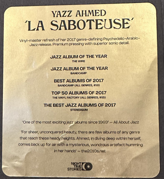 Yazz Ahmed : La Saboteuse (2xLP, Album, Ltd, Num, RE, 180)