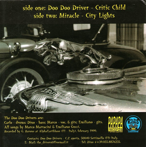 The Doo Doo Drivers : Doo Doo Driver (7", EP, Blu)