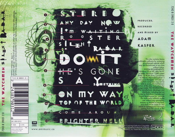 The Watchmen (2) : Silent Radar (HDCD, Album, Enh)