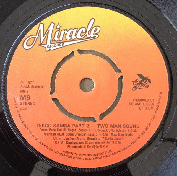 Two Man Sound : Disco Samba (7", Single)