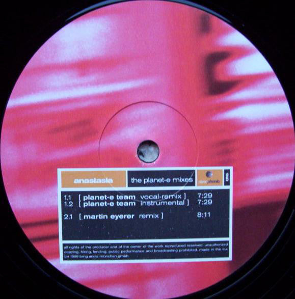 Anastasia : Anastasia (The Planet-E Mixes) (12")