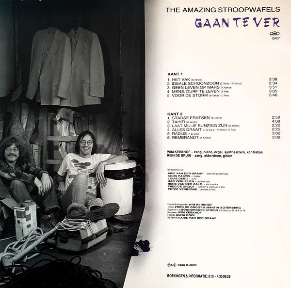 The Amazing Stroopwafels : Gaan Te Ver (LP, Album)