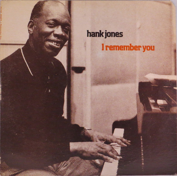 Hank Jones : I Remember You (LP, Album)