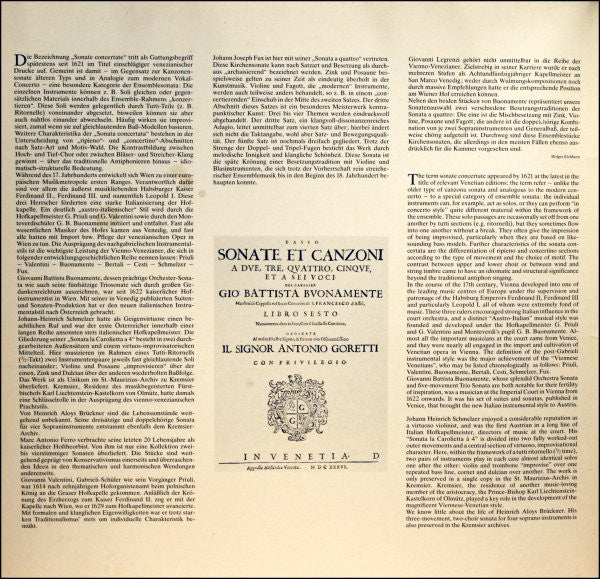 Musicalische Compagney : Sonate Concertate (LP, Album, Gat)